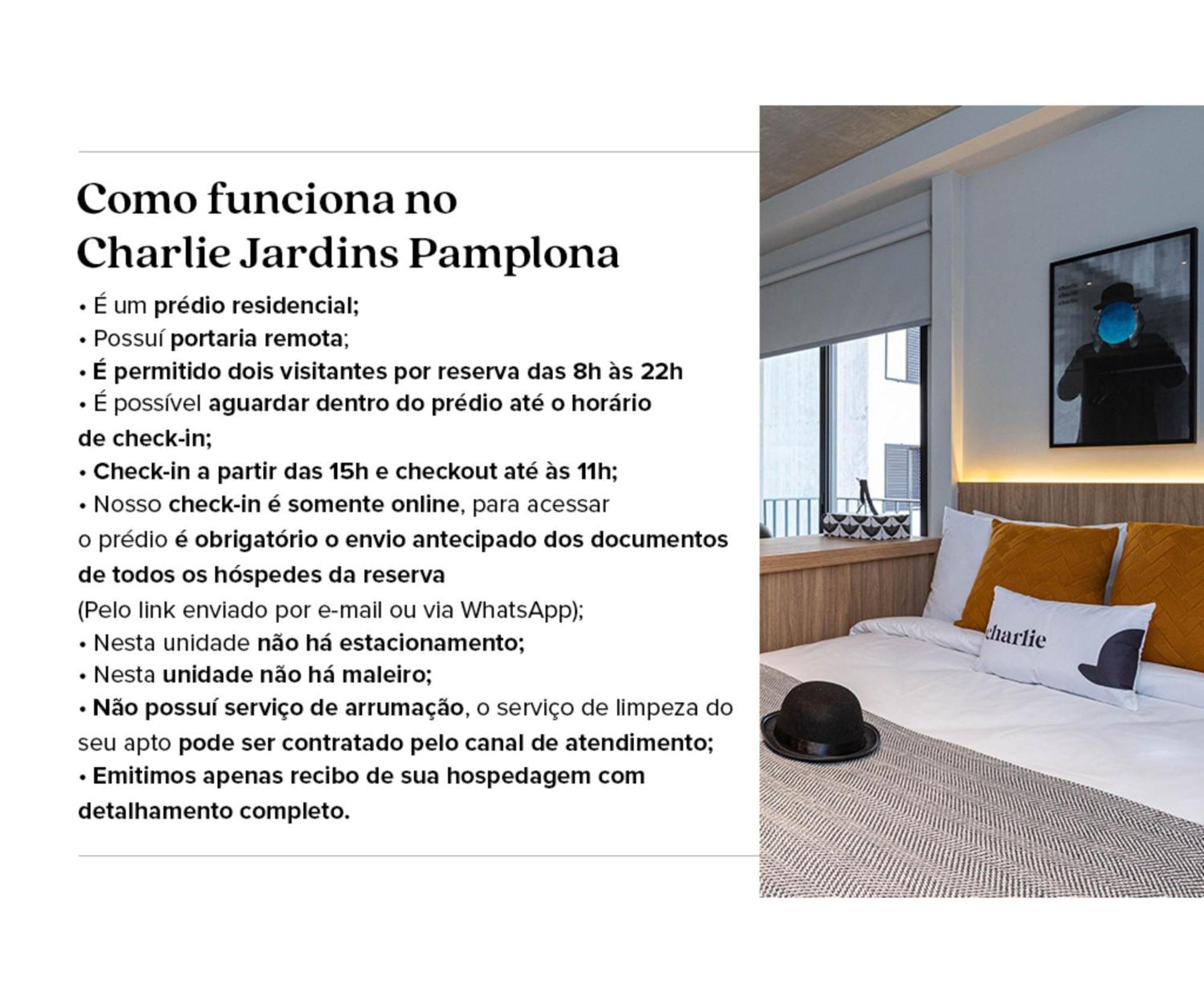 サンパウロCharlie Pamplona Jardim Paulistaアパートメント エクステリア 写真