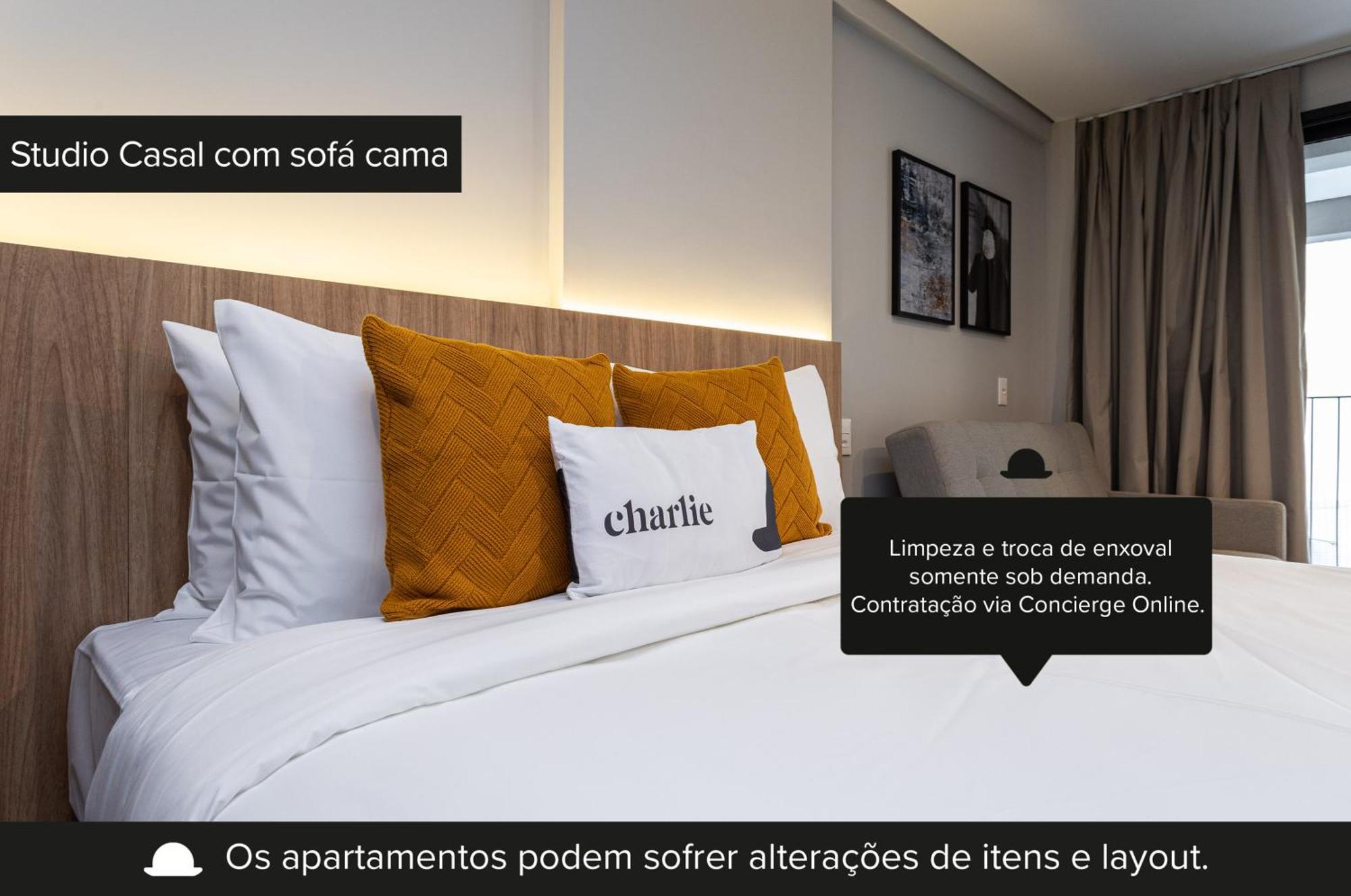サンパウロCharlie Pamplona Jardim Paulistaアパートメント エクステリア 写真