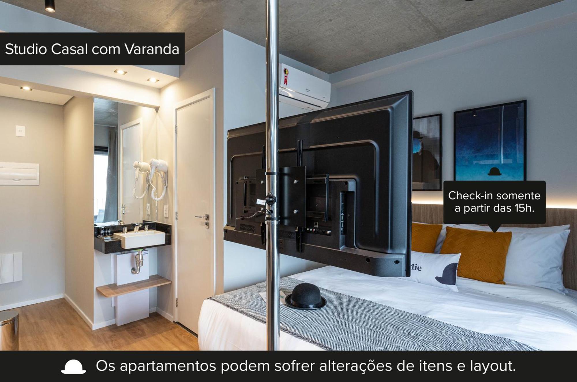 サンパウロCharlie Pamplona Jardim Paulistaアパートメント エクステリア 写真