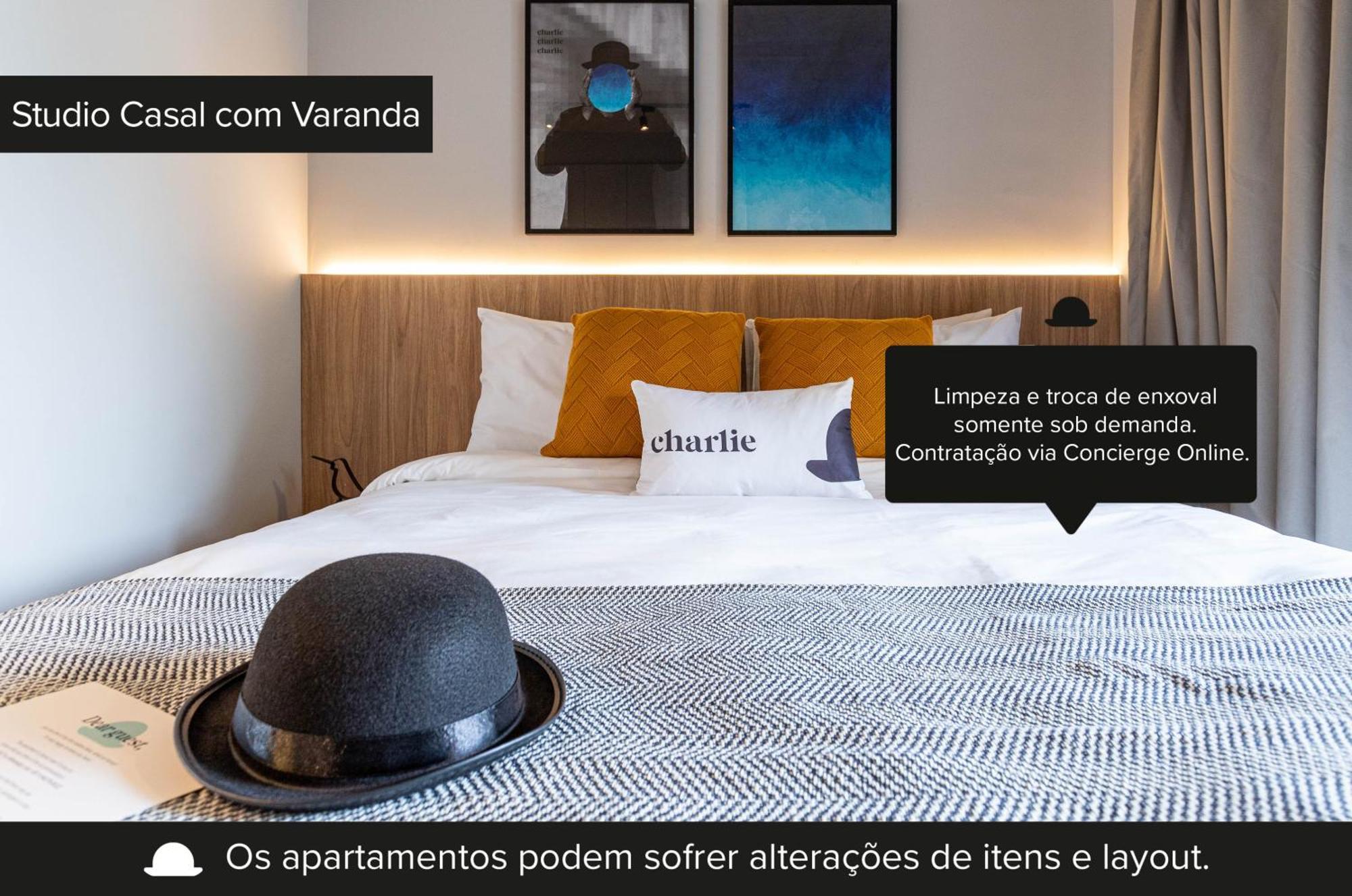 サンパウロCharlie Pamplona Jardim Paulistaアパートメント エクステリア 写真