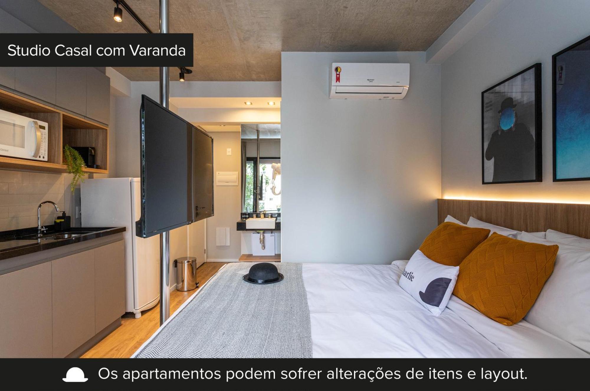 サンパウロCharlie Pamplona Jardim Paulistaアパートメント エクステリア 写真
