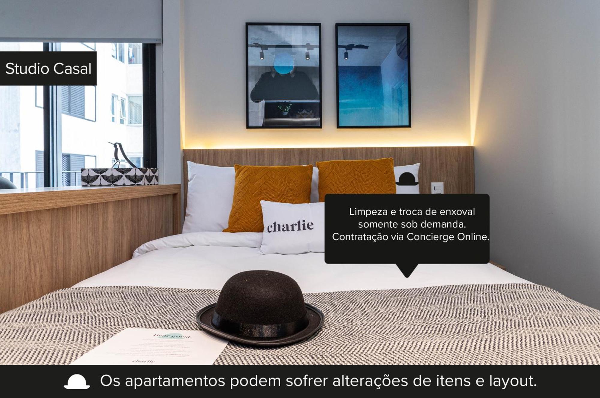 サンパウロCharlie Pamplona Jardim Paulistaアパートメント エクステリア 写真