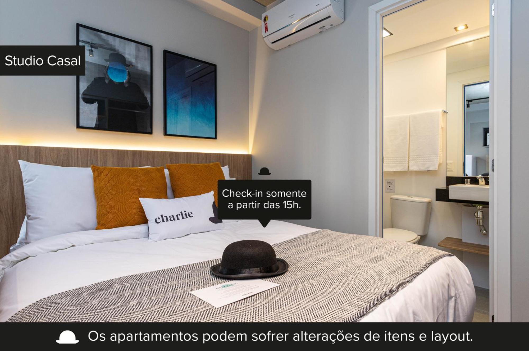 サンパウロCharlie Pamplona Jardim Paulistaアパートメント エクステリア 写真